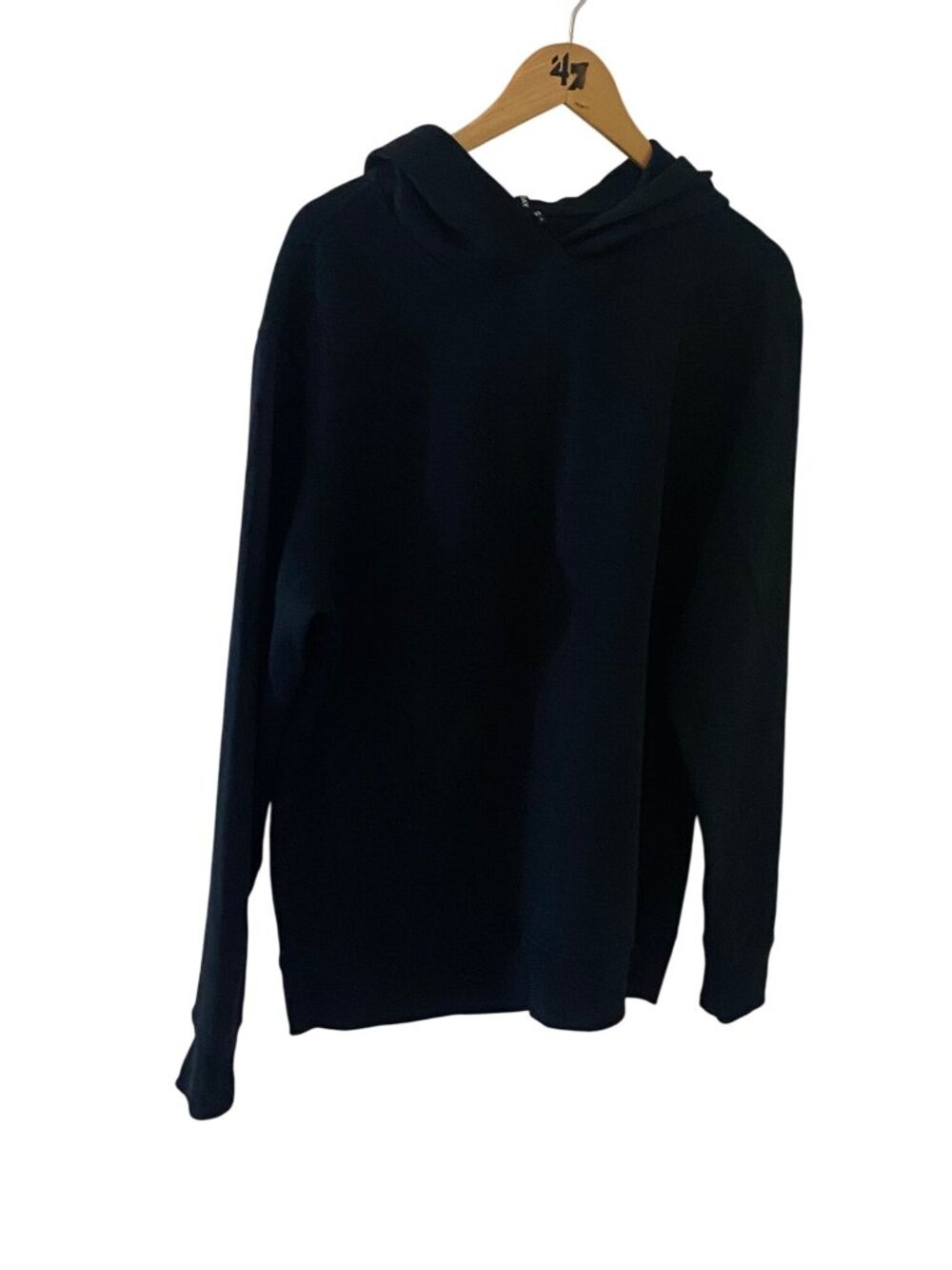 Sun Day Red Mens Classic Black Long Sleeve Hooded Sweater - Large